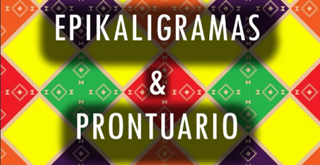 Pazionon Teer presenta 'Epikaligramas & Prontuario'